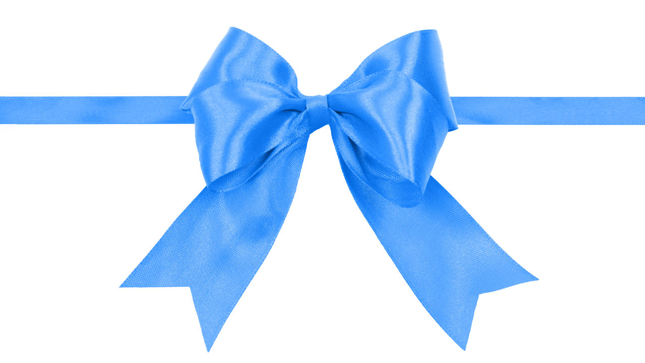 Billede af blå sløjfe